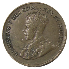 Монета 1 цент 1932 года Канада (реверс)