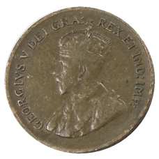 Монета 1 цент 1933 года Канада (реверс)