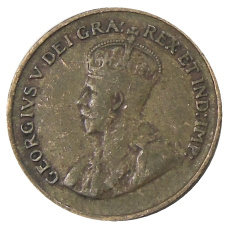 Монета 1 цент 1936 года Канада (реверс)