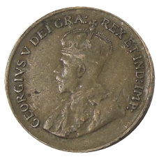 Монета 1 цент 1936 года Канада (реверс)