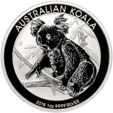 Монета 1 доллар 2018 года Австралия — Австралийская коала (аверс)