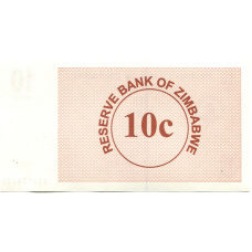Банкнота 10 центов 2006 года Зимбабве (вид 2)