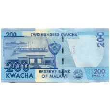Банкнота 200 квача 2022 года Малави (вид 2)