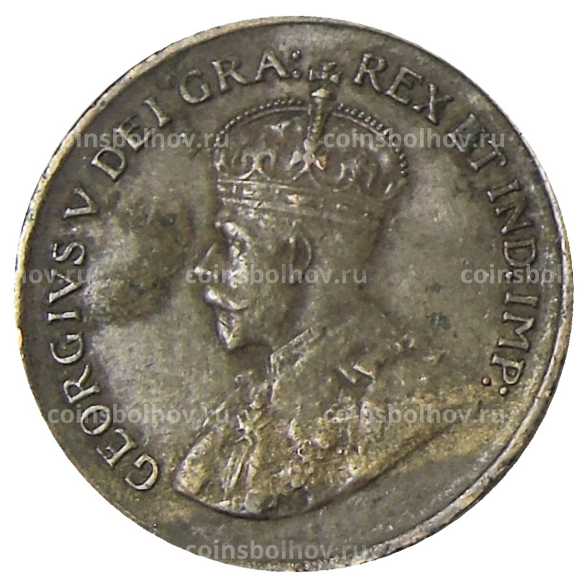 Монета 1 цент 1929 года Канада (вид 2)