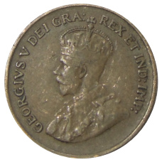 Монета 1 цент 1932 года Канада (реверс)