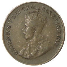 Монета 1 цент 1932 года Канада (реверс)