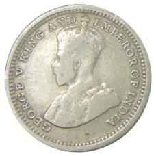 Монета 5 центов 1926 года Стрейтс Сетлментс (реверс)