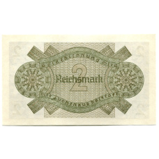 Банкнота 2 рейхсмарки 1940 года Германия (Для оккупированных территорий) (вид 2)