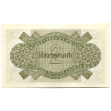 Банкнота 2 рейхсмарки 1940 года Германия (Для оккупированных территорий) (вид 2)