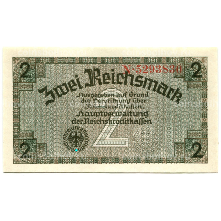 Банкнота 2 рейхсмарки 1940 года Германия (Для оккупированных территорий)