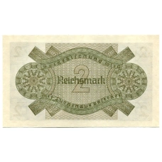 Банкнота 2 рейхсмарки 1940 года Германия (Для оккупированных территорий) (вид 2)