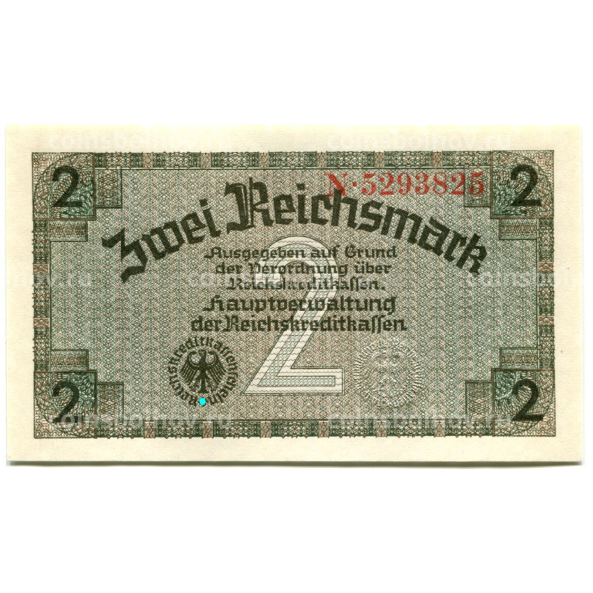 Банкнота 2 рейхсмарки 1940 года Германия (Для оккупированных территорий)