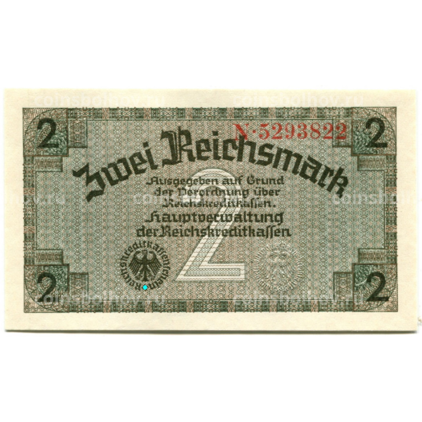 Банкнота 2 рейхсмарки 1940 года Германия (Для оккупированных территорий)