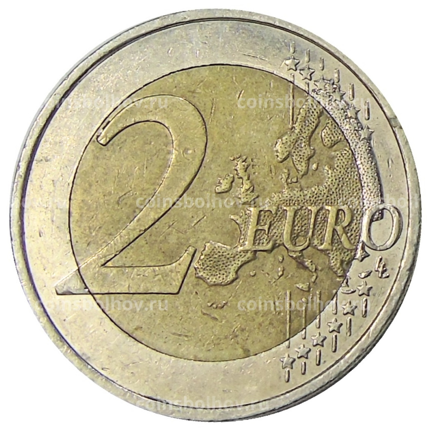 Монета 2 евро 2009 года D Германия «Федеральные земли Германии —Церковь Людвига в Саарбрюккен Саар» (вид 2)