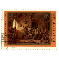 Марка «Рембрандт «Притча о работниках на винограднике 1637 год»