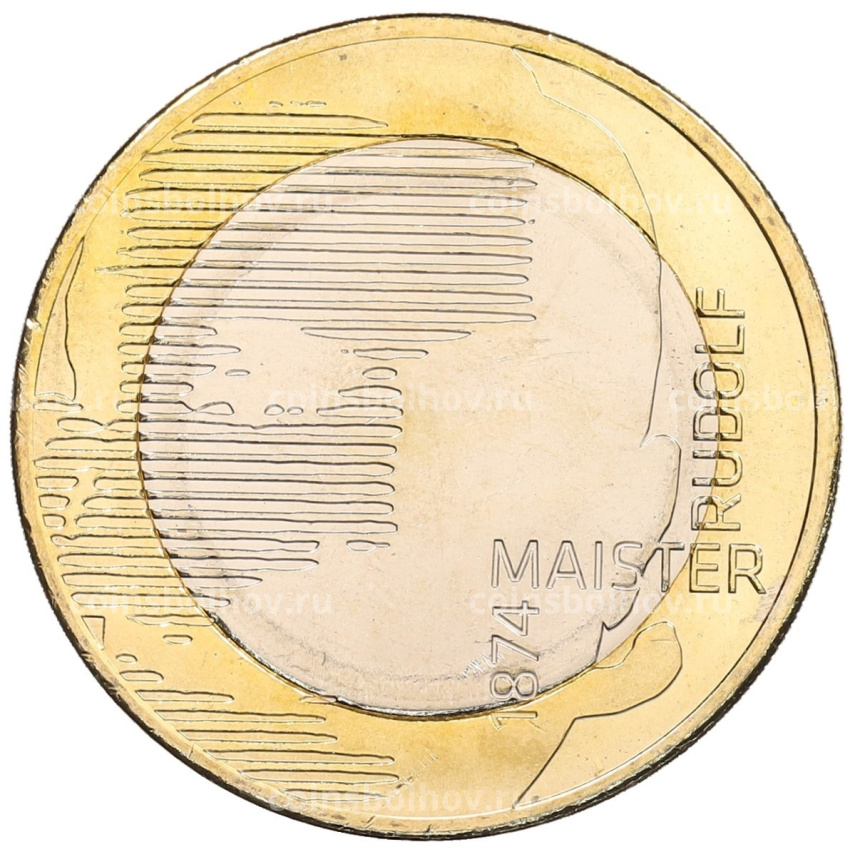 Монета 3 евро 2024 года Словения «150 лет со дня рождения Рудольфа Майстера»