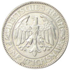 Монета 5 рейхсмарок 1928 года A Германия (реверс)