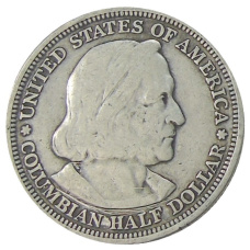 Монета 1/2 доллара (50 центов) 1893 года США «Колумбийская выставка в Чикаго» (реверс)