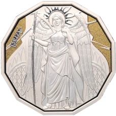 Монета 2 доллара 2024 года Самоа «Архангелы — Архангел Азраил» (аверс)