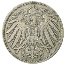 Монета 10 пфеннигов 1903 года А Германия (реверс)