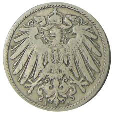 Монета 10 пфеннигов 1900 года А Германия (реверс)