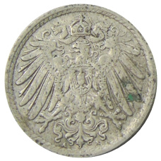 Монета 5 пфеннигов 1913 года A Германия (реверс)