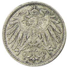 Монета 10 пфеннигов 1913 года A Германия (реверс)