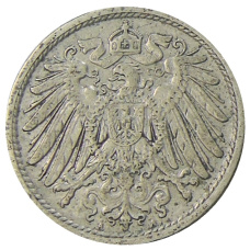 Монета 10 пфеннигов 1912 года А Германия (реверс)