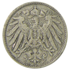 Монета 10 пфеннигов 1906 года А Германия (реверс)