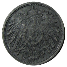 Монета 10 пфеннигов 1921 года Германия (реверс)