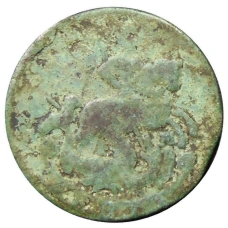 Монета Денга 1770 года ЕМ (реверс)