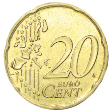 Монета 20 евроцентов 2002 года G Германия (реверс)