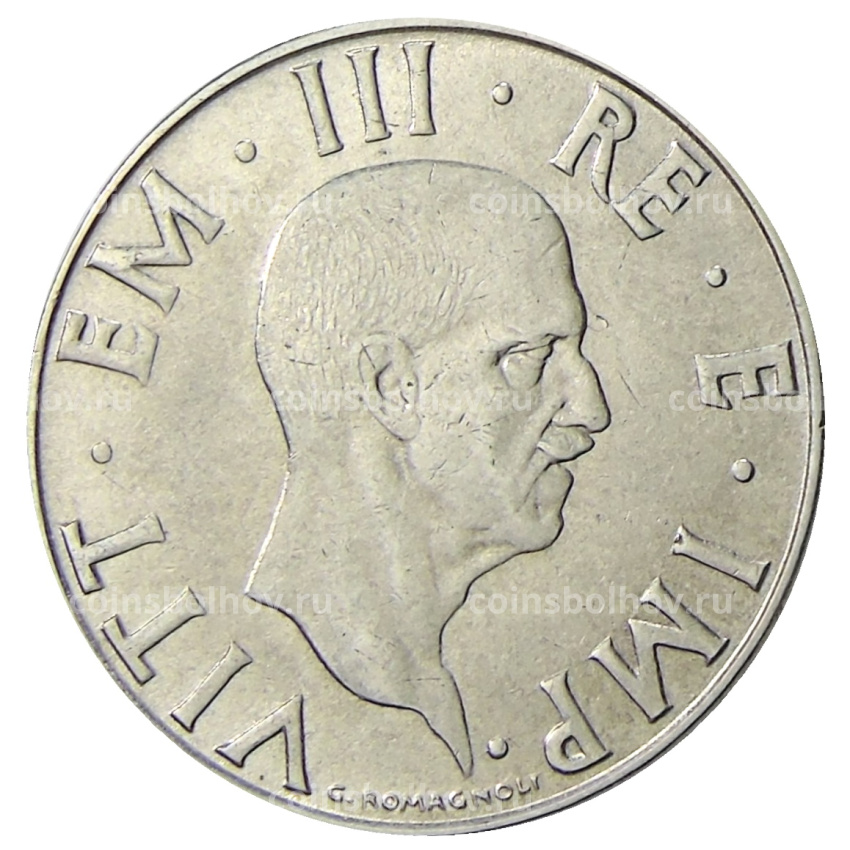 Монета 2 лиры 1940 года Италия (вид 2)