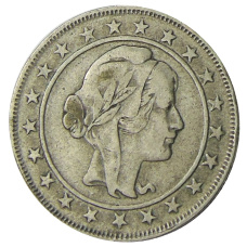 Монета 2000 рейс 1930 года Бразилия (реверс)