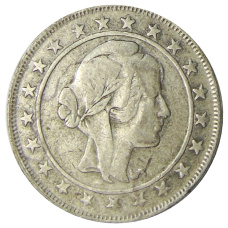 Монета 2000 рейс 1930 года Бразилия (реверс)