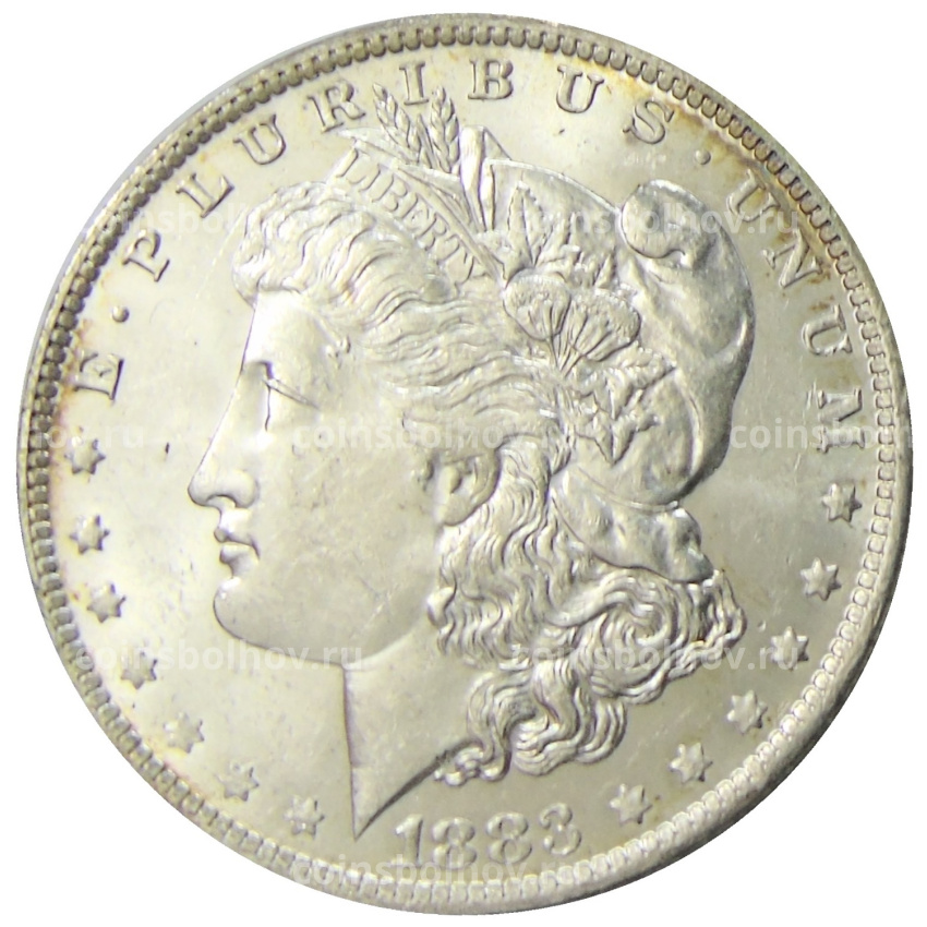 Монета 1 доллар 1883 года О США «Доллар Моргана»