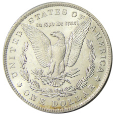 Монета 1 доллар 1883 года О США «Доллар Моргана» (реверс)