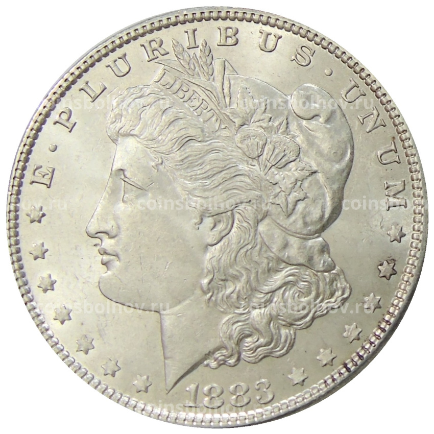 Монета 1 доллар 1883 года США «Доллар Моргана»