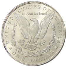 Монета 1 доллар 1883 года США «Доллар Моргана» (реверс)