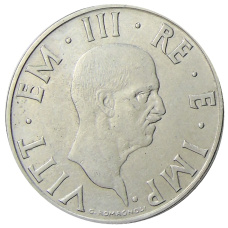 Монета 2 лиры 1940 года Италия (реверс)