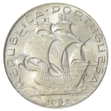 Монета 2,5 эскудо 1951 года Португалия (аверс)
