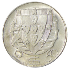 Монета 2,5 эскудо 1951 года Португалия (реверс)