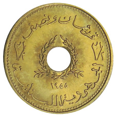 Монета 2 1/2 пиастра 1955 года Ливан  (реверс)