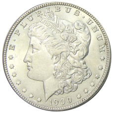 Монета 1 доллар 1900 года США «Доллар Моргана» (аверс)