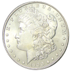 Монета 1 доллар 1900 года США «Доллар Моргана» (аверс)