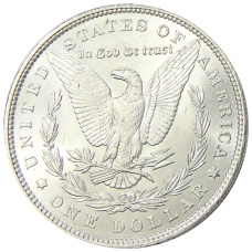 Монета 1 доллар 1896 года США «Доллар Моргана» (реверс)