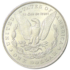 Монета 1 доллар 1896 года США «Доллар Моргана» (реверс)