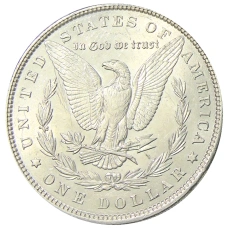 Монета 1 доллар 1896 года США «Доллар Моргана» (реверс)