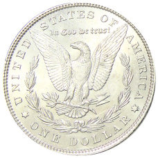 Монета 1 доллар 1896 года США «Доллар Моргана» (реверс)