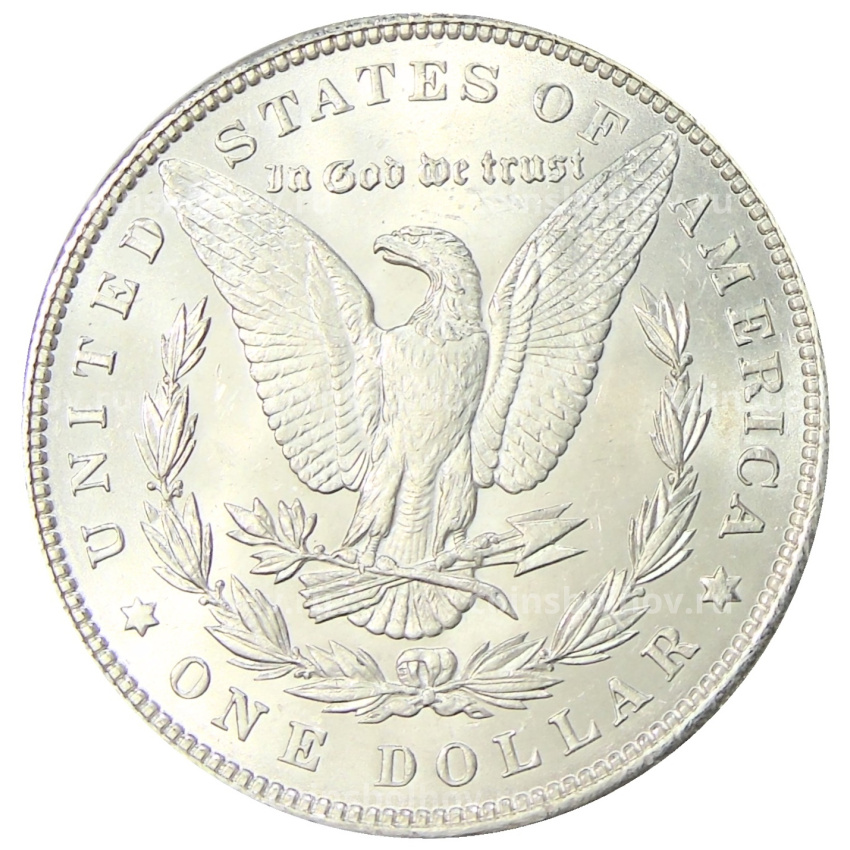 Монета 1 доллар 1890 года США «Доллар Моргана» (вид 2)